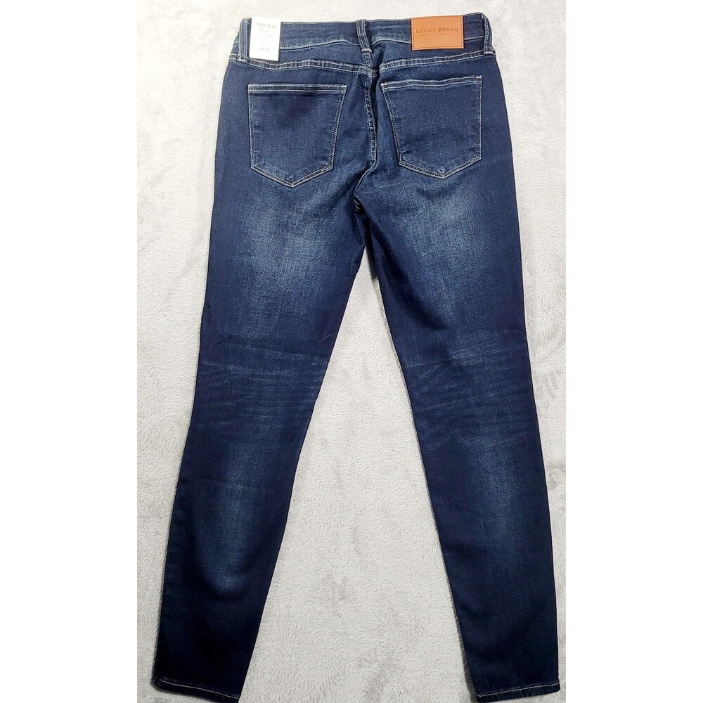 Lucky Brand Lolita Low Rise Skinny Jeans Womens 6 Blue Med Wash Stretch Denim - Picture 11 of 14